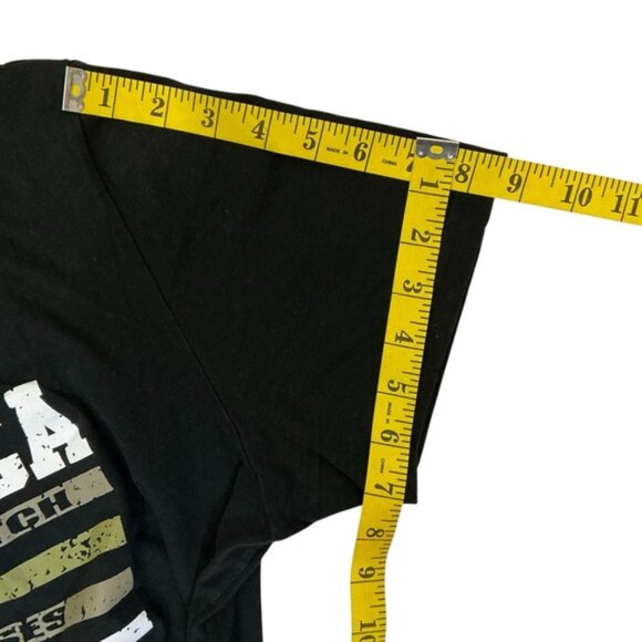 First Responders America Responds Patriotic Flag T-Shirt Black Multicolor XL - Picture 7 of 11